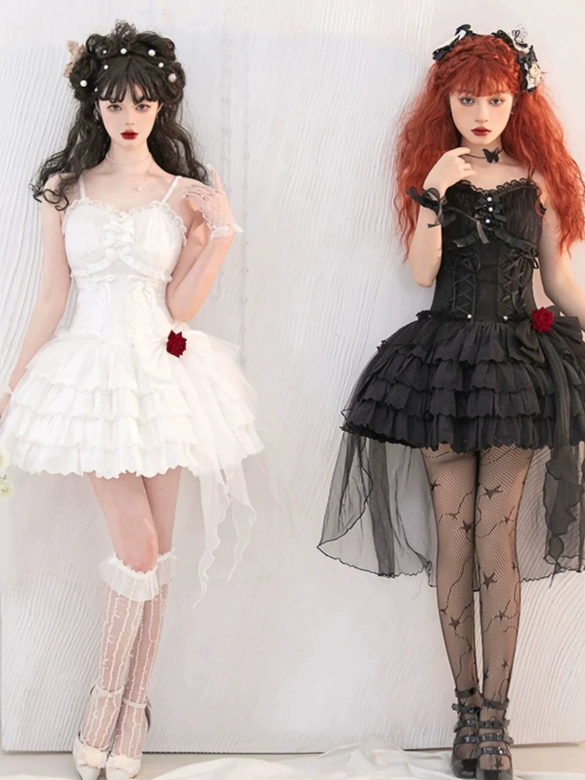 Angel and Demon One Rose Jumper Skirt