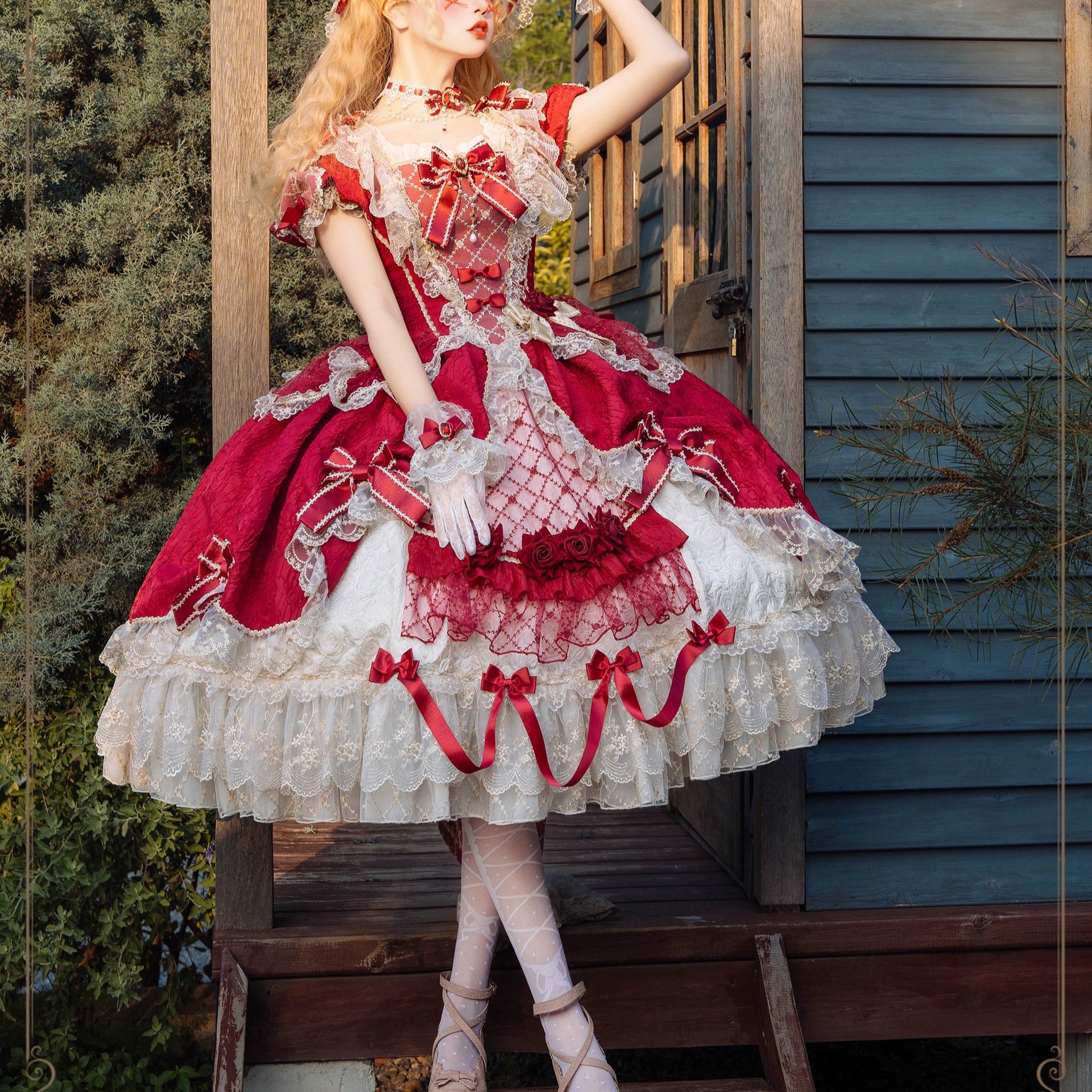 すぐ発送＊red maria 12周年記念絶版ドレス　宝石姫　ロリータ すぐ発送＊red maria 12周年記念絶版ドレス 宝石姫 ロリータ - メルカリ