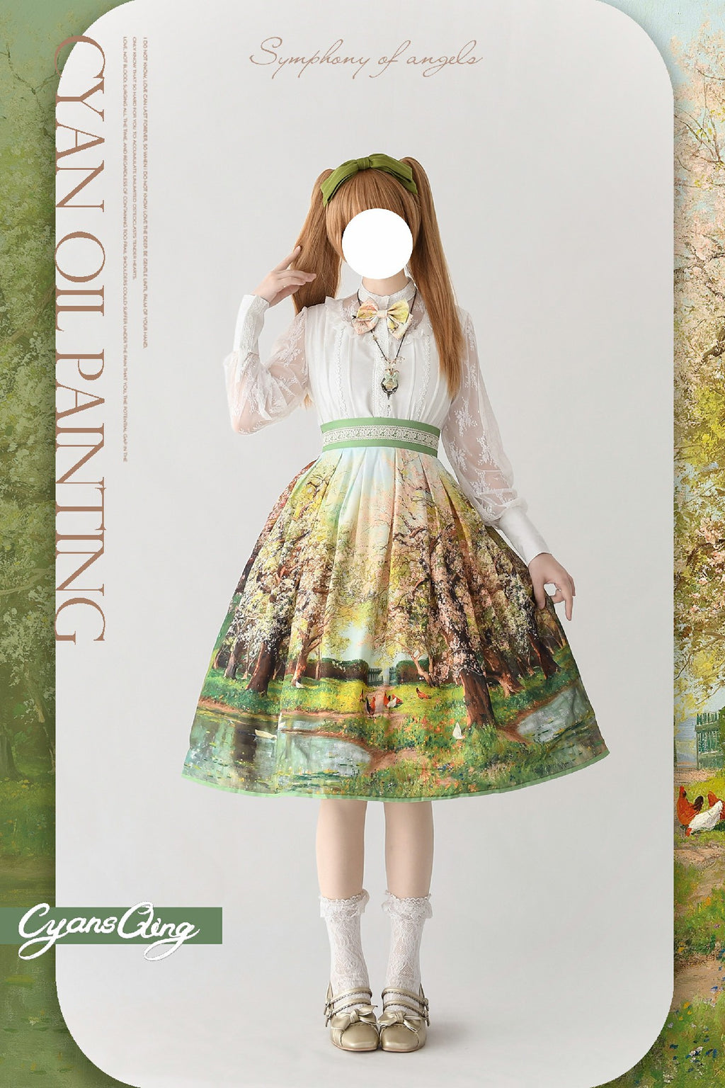[Simultaneous purchase only] Oil painting collection Oil painting collection ribbon 8 works in total