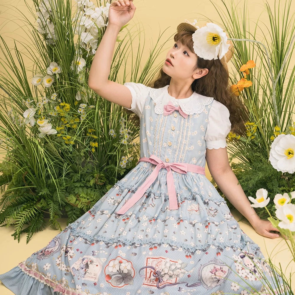 [Pre-orders available until 2/19] Sweetie Sheep Print Jumper Skirt