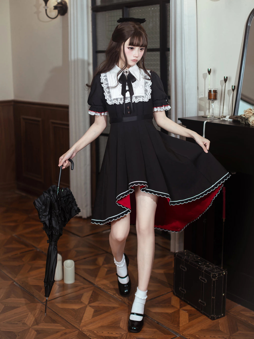 ロザリンドの黒薔薇 ゴシックワンピース