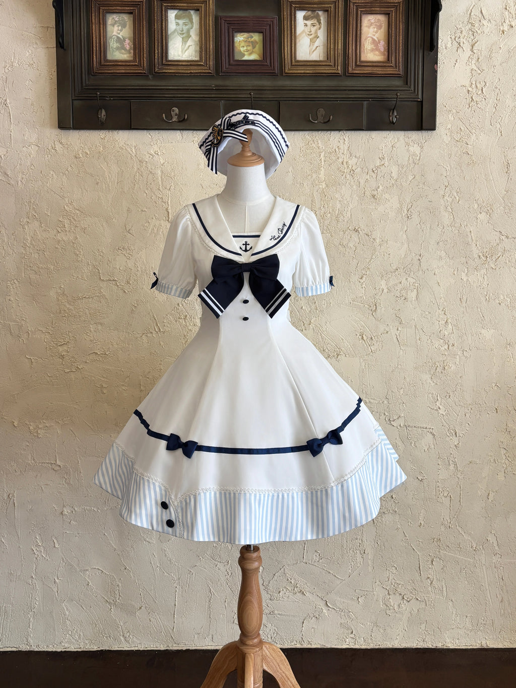 【受注予約7/30まで】Blue Sky Marine セーラーワンピース