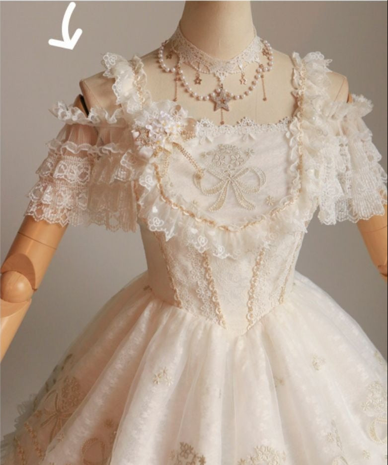 Snow Dream Dance Flower Jumper Skirt
