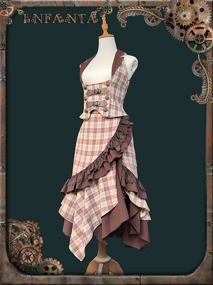 Antique Traveler ベスト＆スカートセット