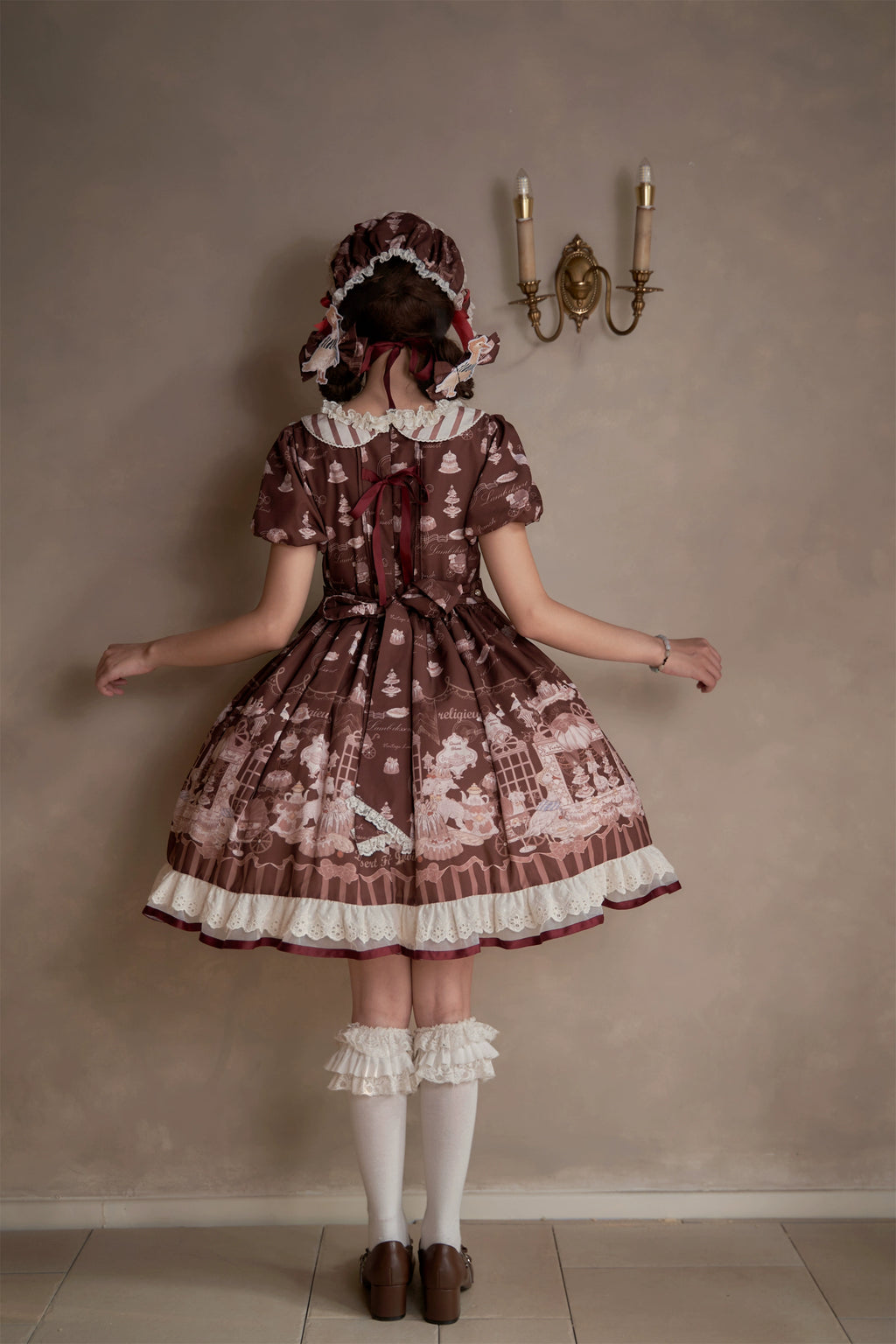 Antique Dessert Room 半袖ワンピース