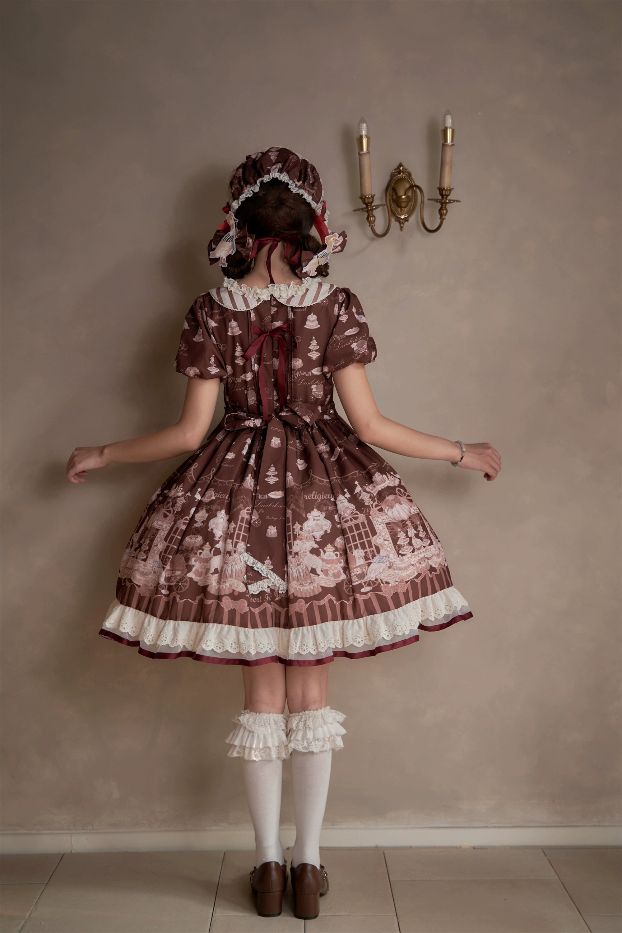 Antique Dessert Room 半袖ワンピース