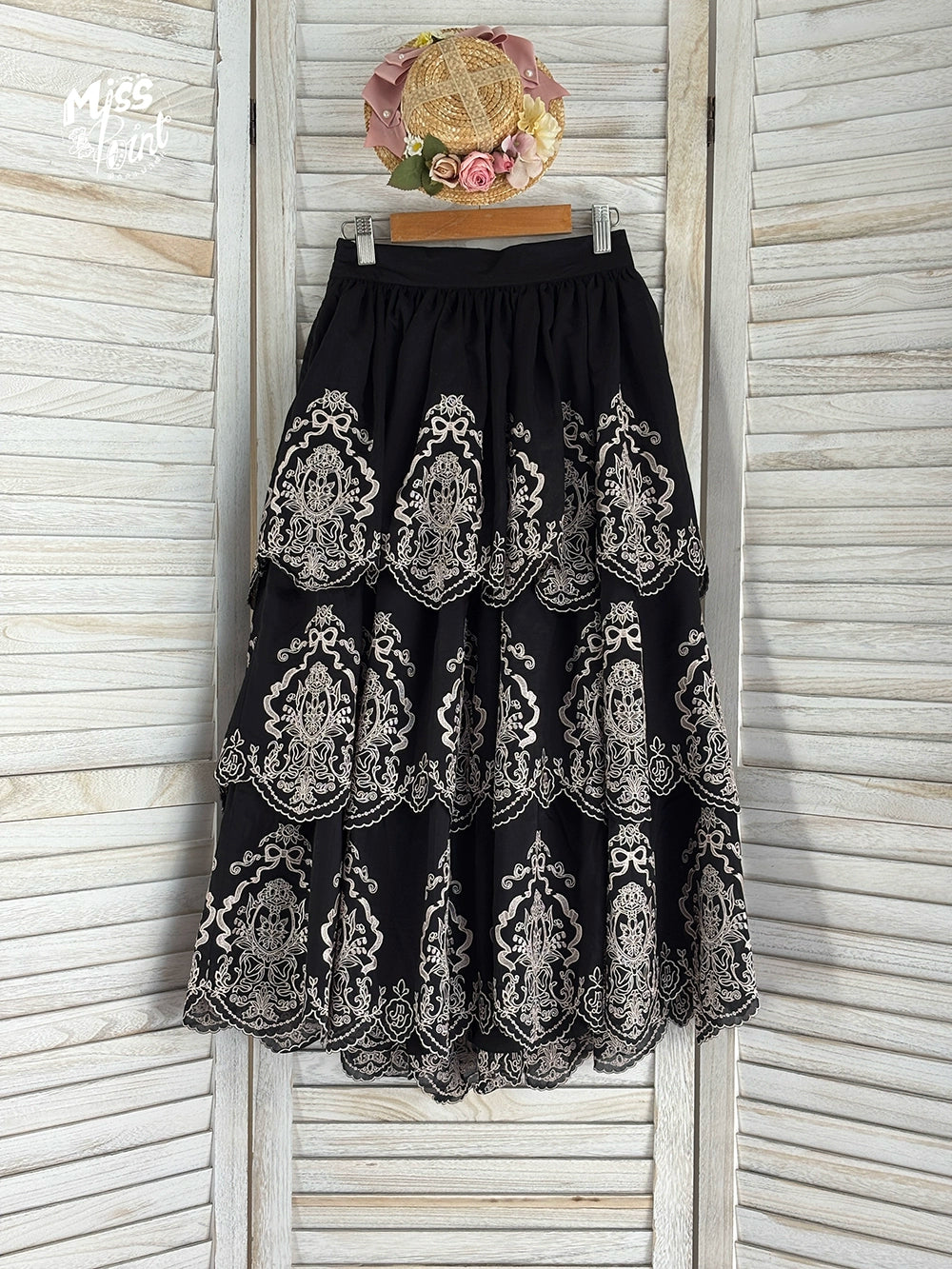 【受注予約】Noble Garden 刺繍スカート