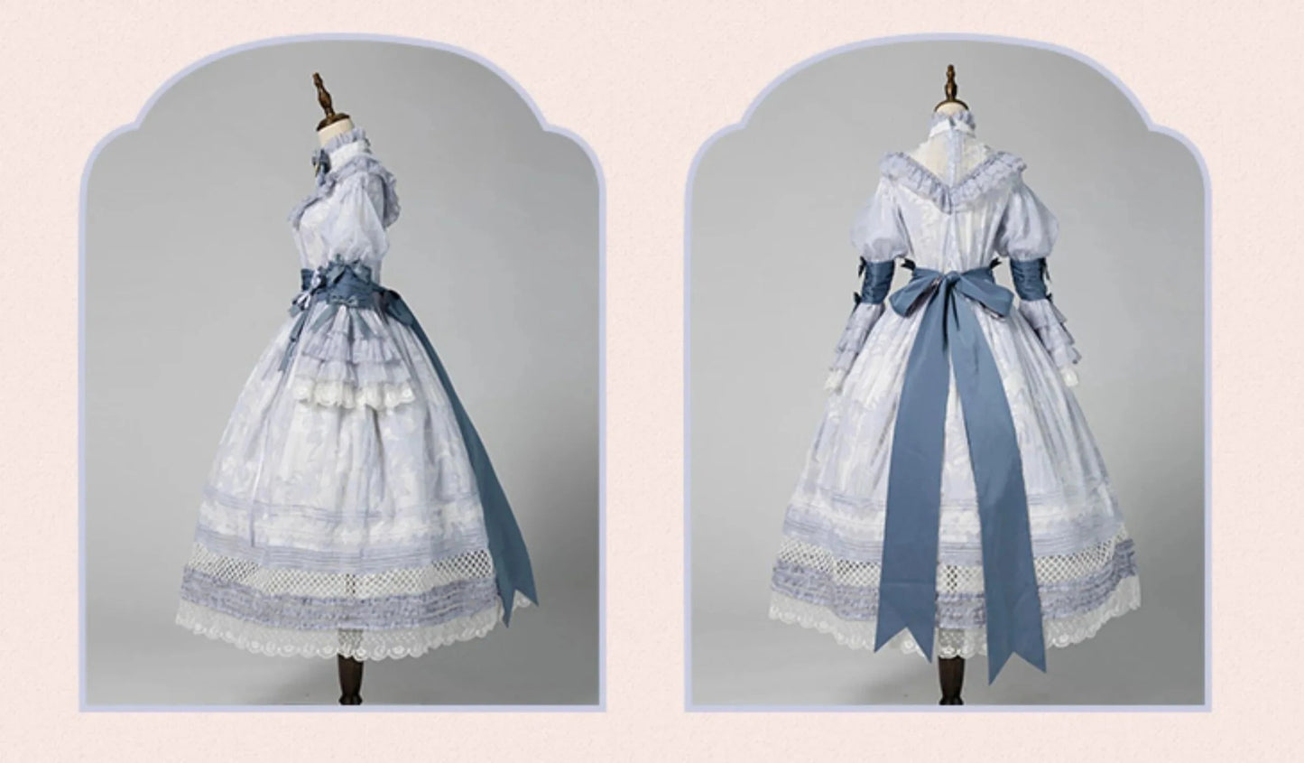 【販売期間終了】少女人形 十六女 蔷薇と百合のドレス