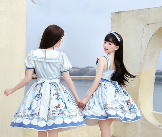 Penguin Navy マリンスタイルワンピース