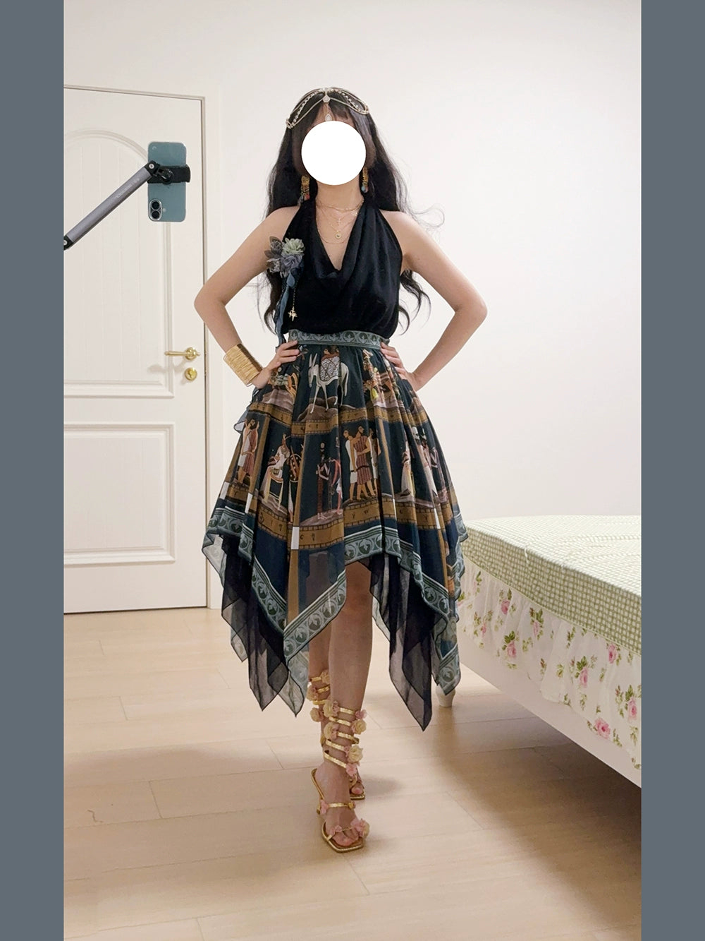 【予約販売】Papyrus Story イレギュラーヘムスカート