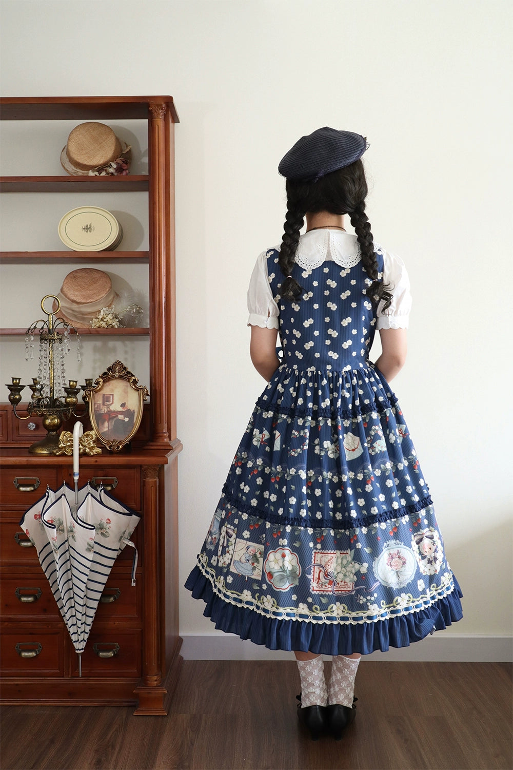 [Pre-orders available until 2/19] Sweetie Sheep Print Jumper Skirt