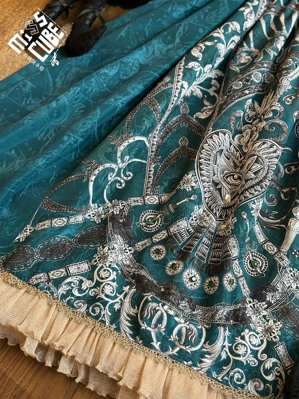 【予約販売】Eye of Horus  プリントスカート コルセットタイプ