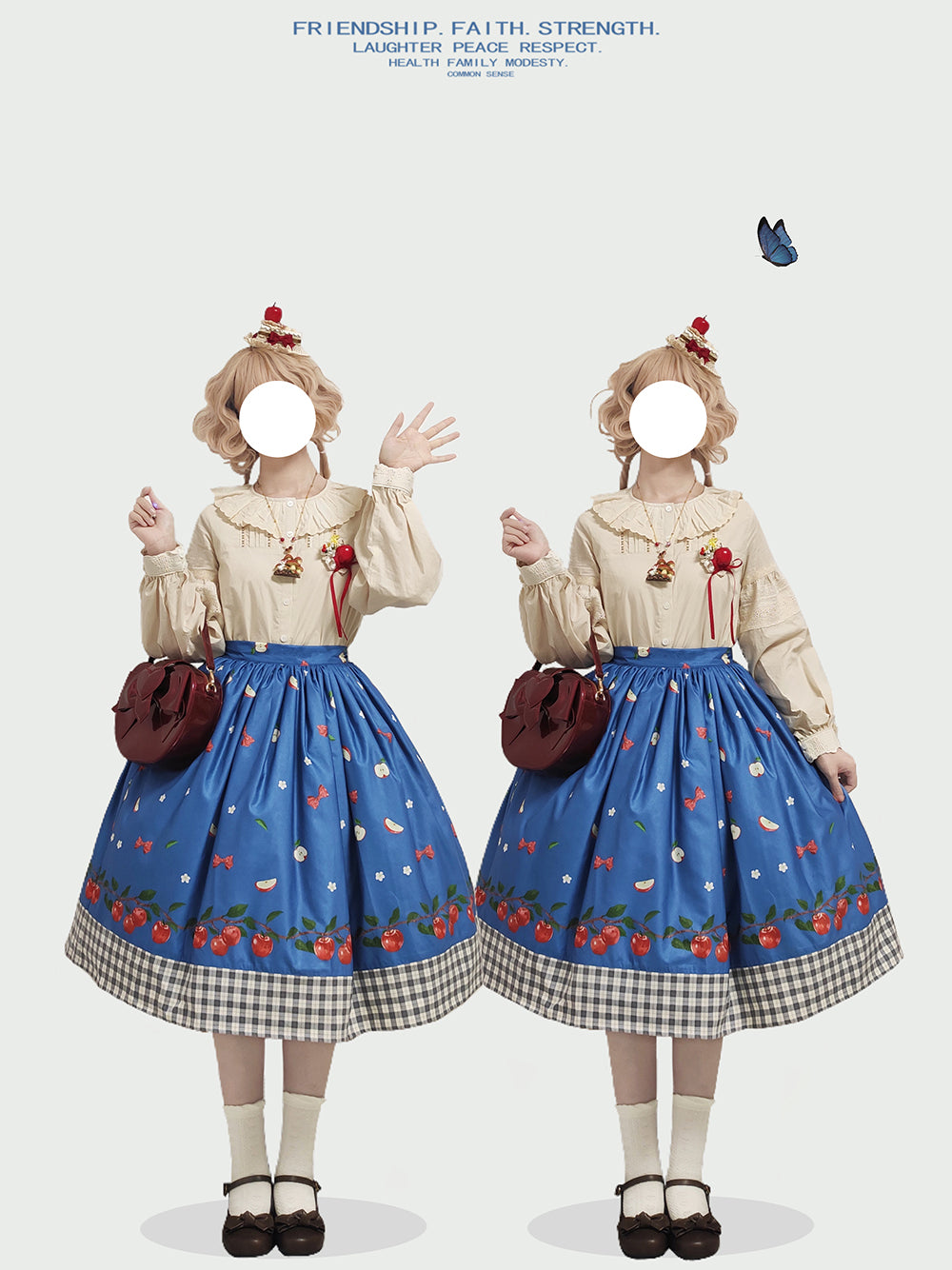 [Pre-order] Apple Garden Blouse [Buy together for 20% off]