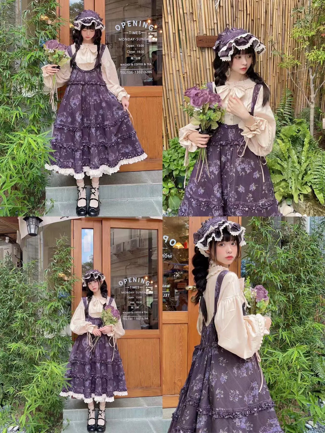 [Pre-orders until 9/9] Bouquets for Autumn Days Overalls Jumper Skirt