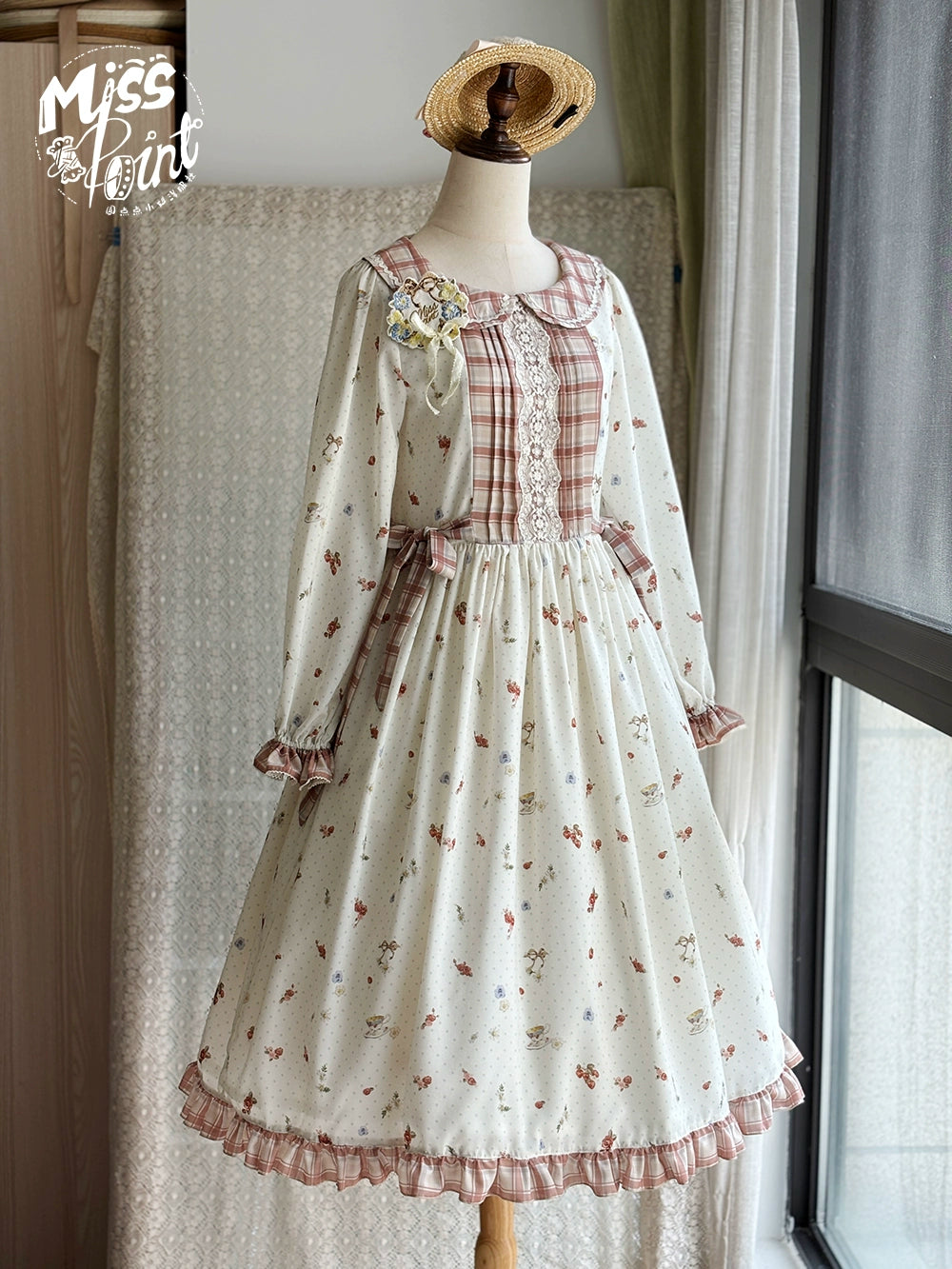 【予約販売】Autumn Pleasure 丸襟ワンピース