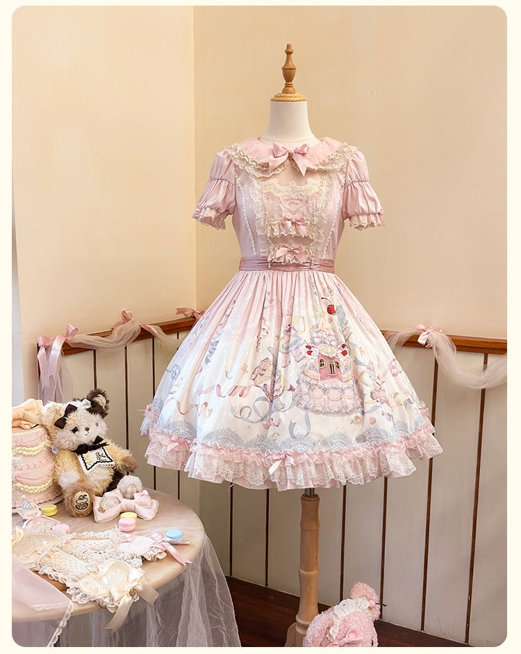 [Pre-orders available until 12/26] Sweet Wedding Cake Embroidered Dress