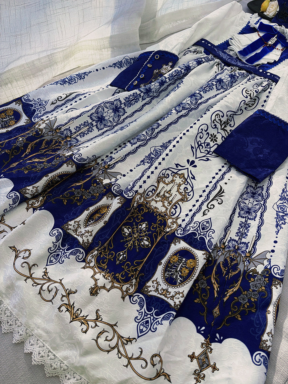 【受注予約1/18まで】Blood Night Lantern Master プリントワンピース・ストレート袖タイプ