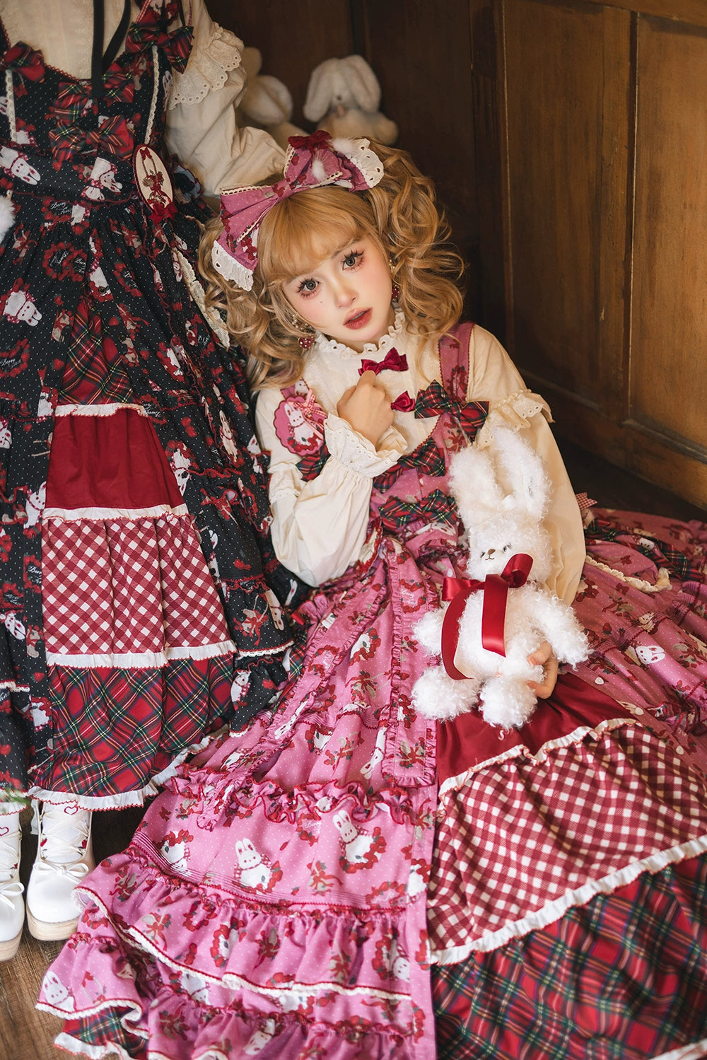 【予約販売】Sweet Berry Rabbit スタンドカラーブラウス