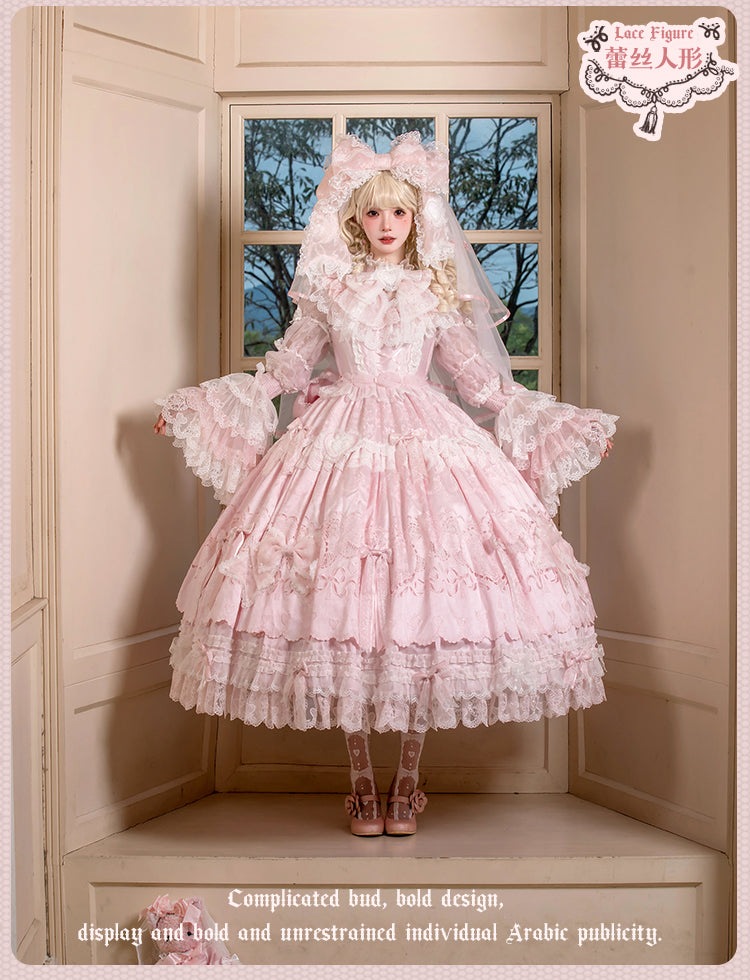 【受注予約12/23まで】Lace Figure 刺繍ラグジュアリードレス