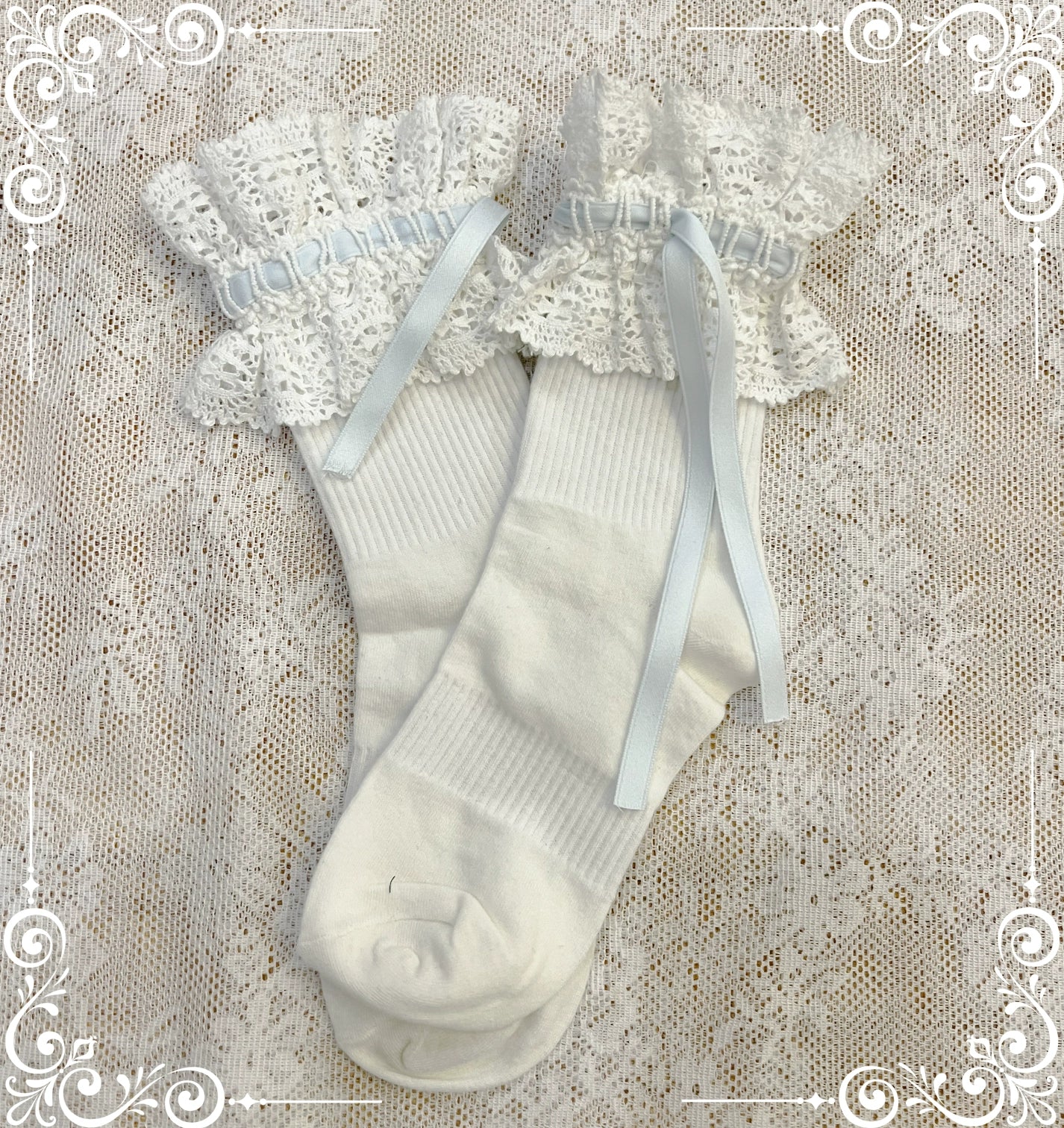 同時購入のみ【受注予約5/21まで】Laura's Doll レースソックス