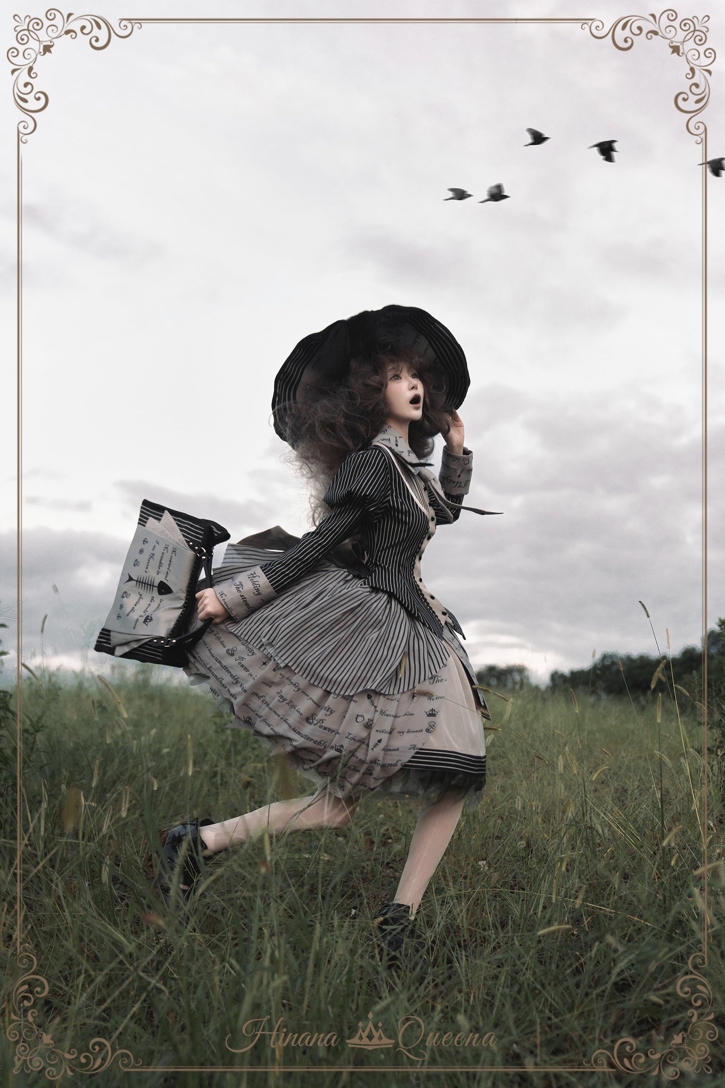 【受注予約11/12まで】暮夜 ストライプセットアップ