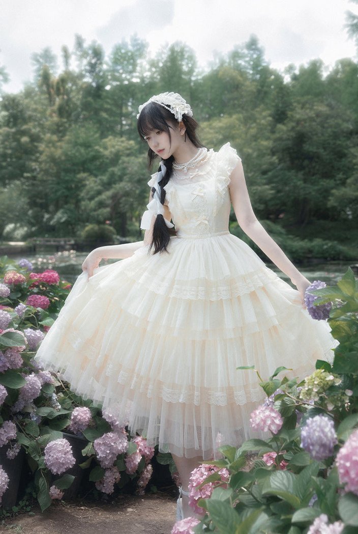 Forest Fairy 4段フリルワンピース