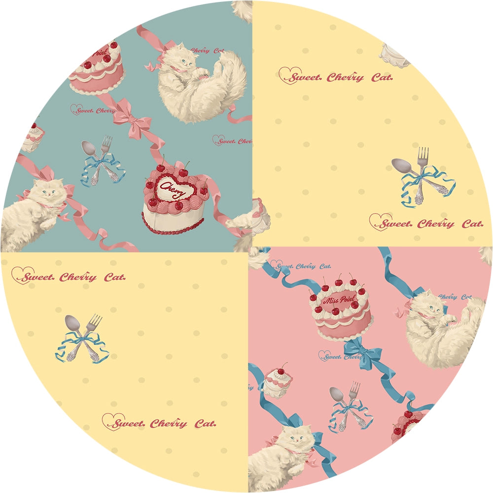 【予約販売】Sweet Cherry Cat デイリージャンパースカート