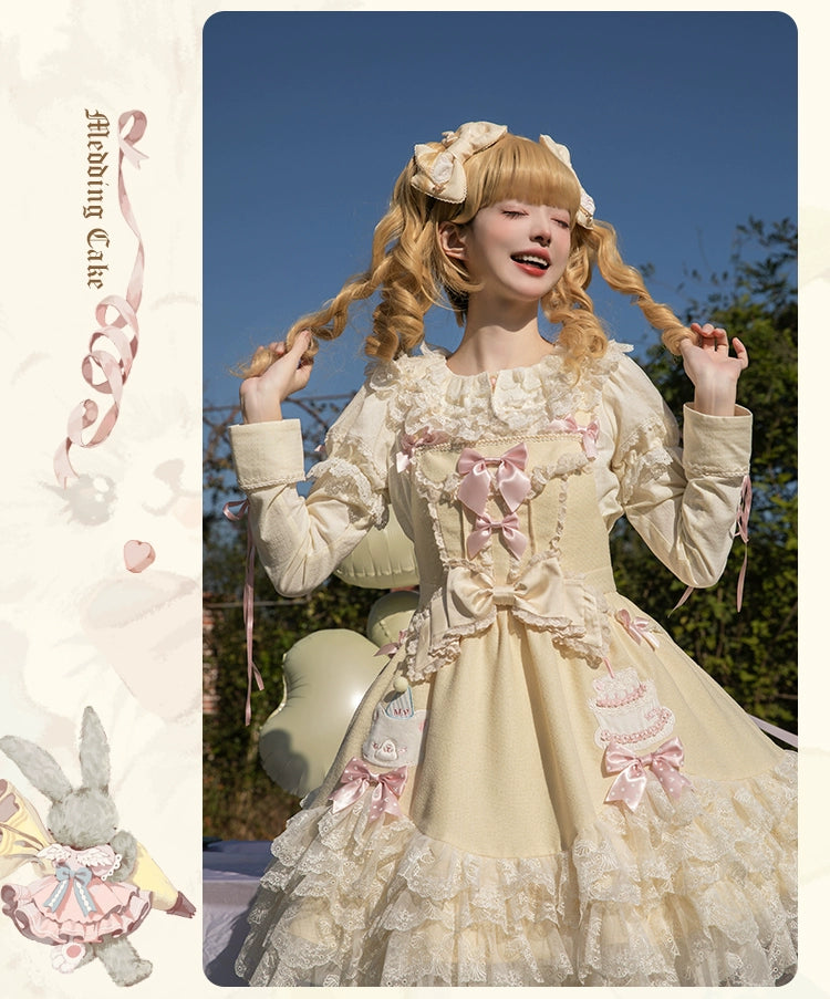 [Pre-orders accepted until 12/26] Sweet Wedding Cake Frill Blouse