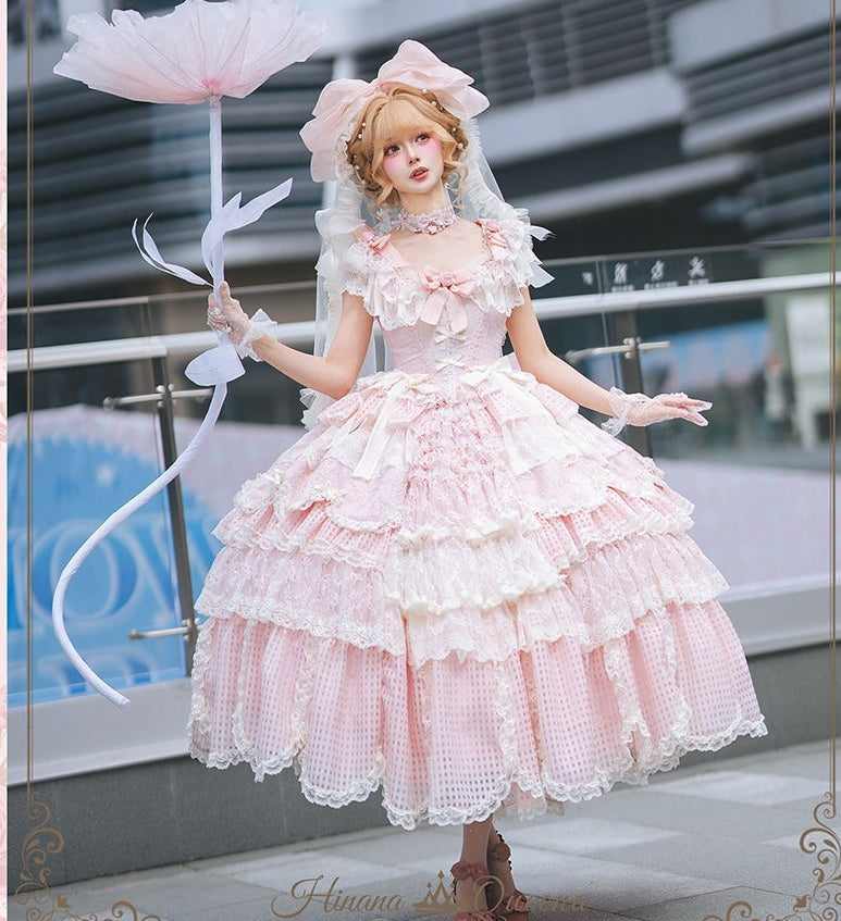 受注予約7/8まで】Sugar Frost Princess ラグジュアリードレス・ピンク