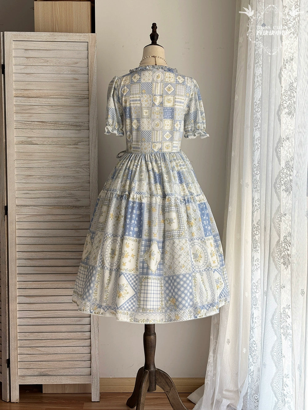 【予約販売】Pathwork Garden カントリー風半袖ワンピース
