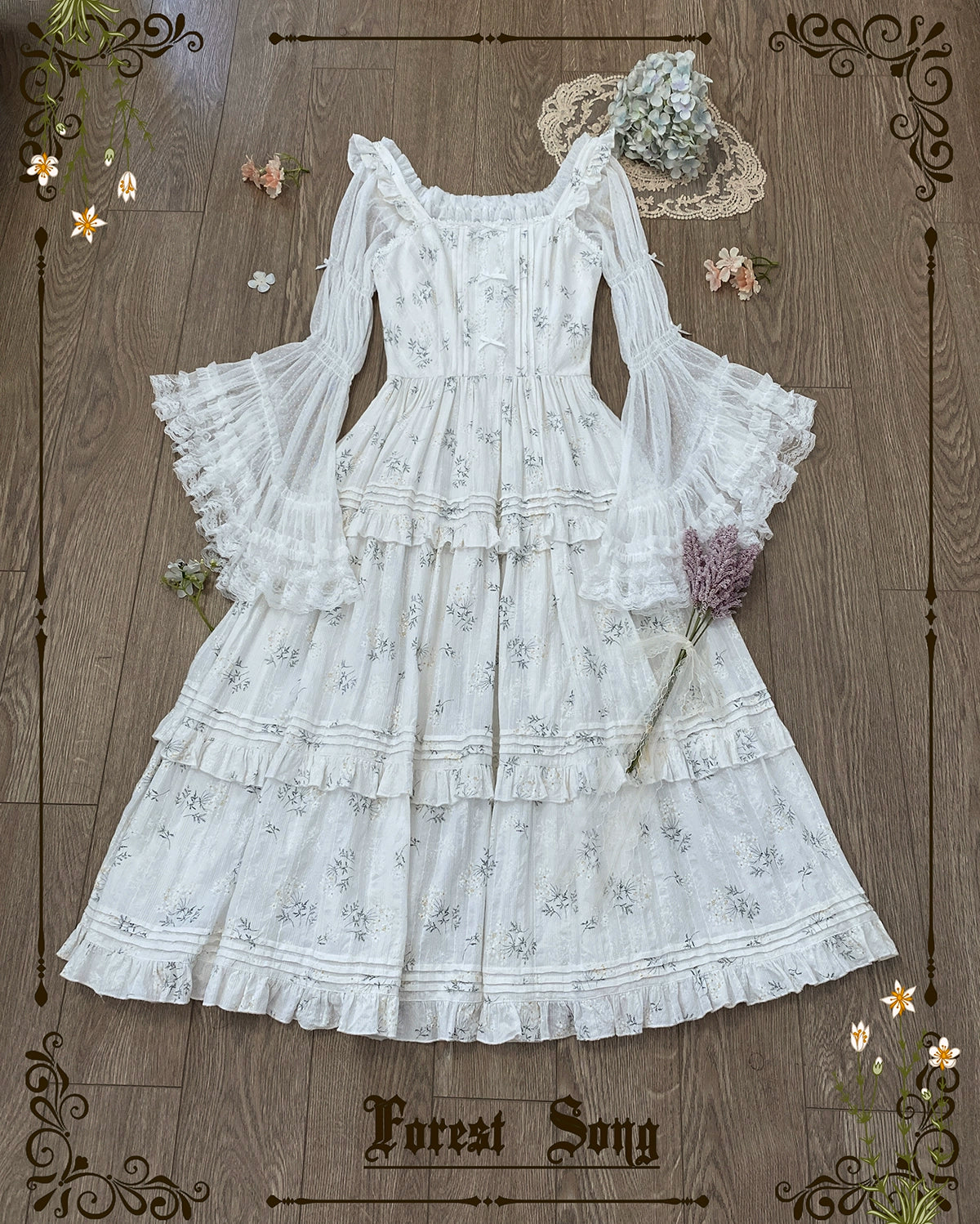 【受注予約8/27まで】Chloris 姫袖ブラウス