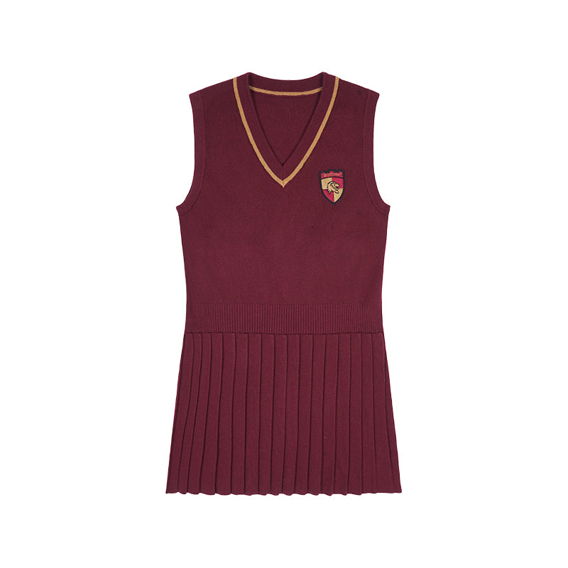 [Pre-order] Hogwarts School of Witchcraft and Wizardry V-neck knit jumper skirt