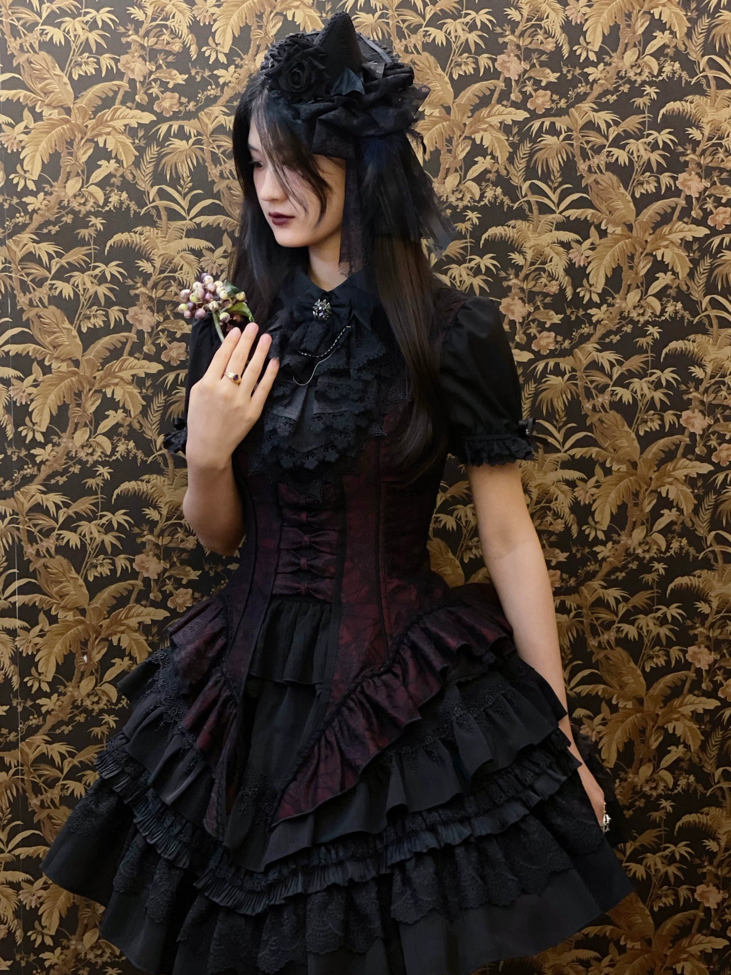 [Sales period ended] Breaking Celemony Gothic Lolita Mini Skirt