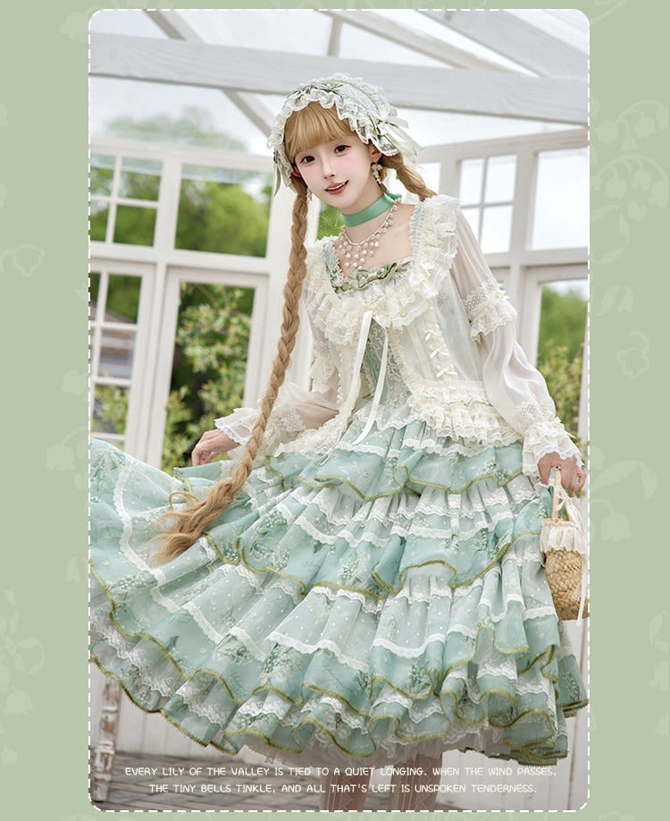 新品　LETICIA カタログ掲載　おしゃれなプリントブラウス　¥42900 ロリータシャツ・ブラウス通販 – ロリータファッション通販RonRon