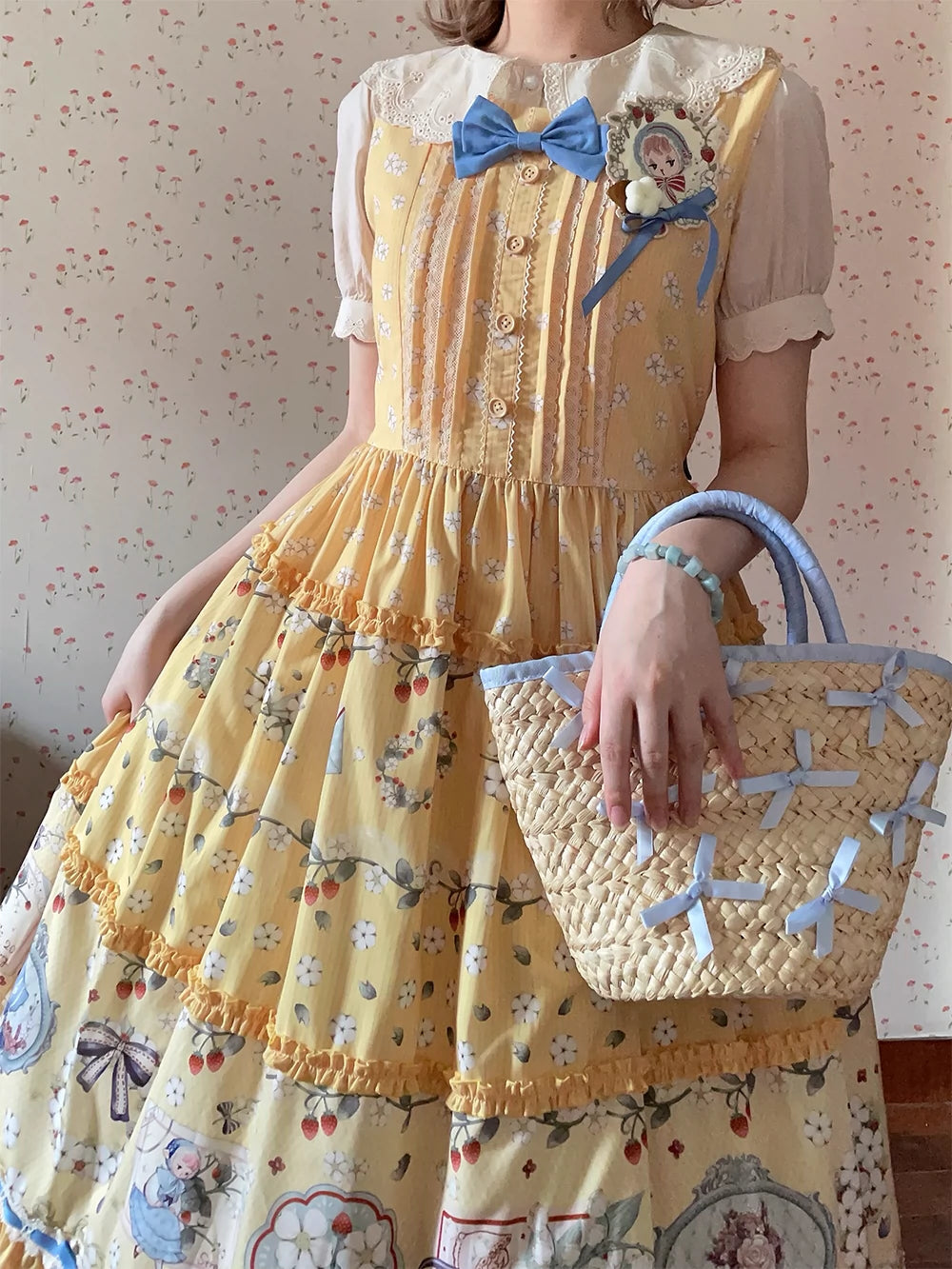 [Pre-orders available until 2/19] Sweetie Sheep Print Jumper Skirt