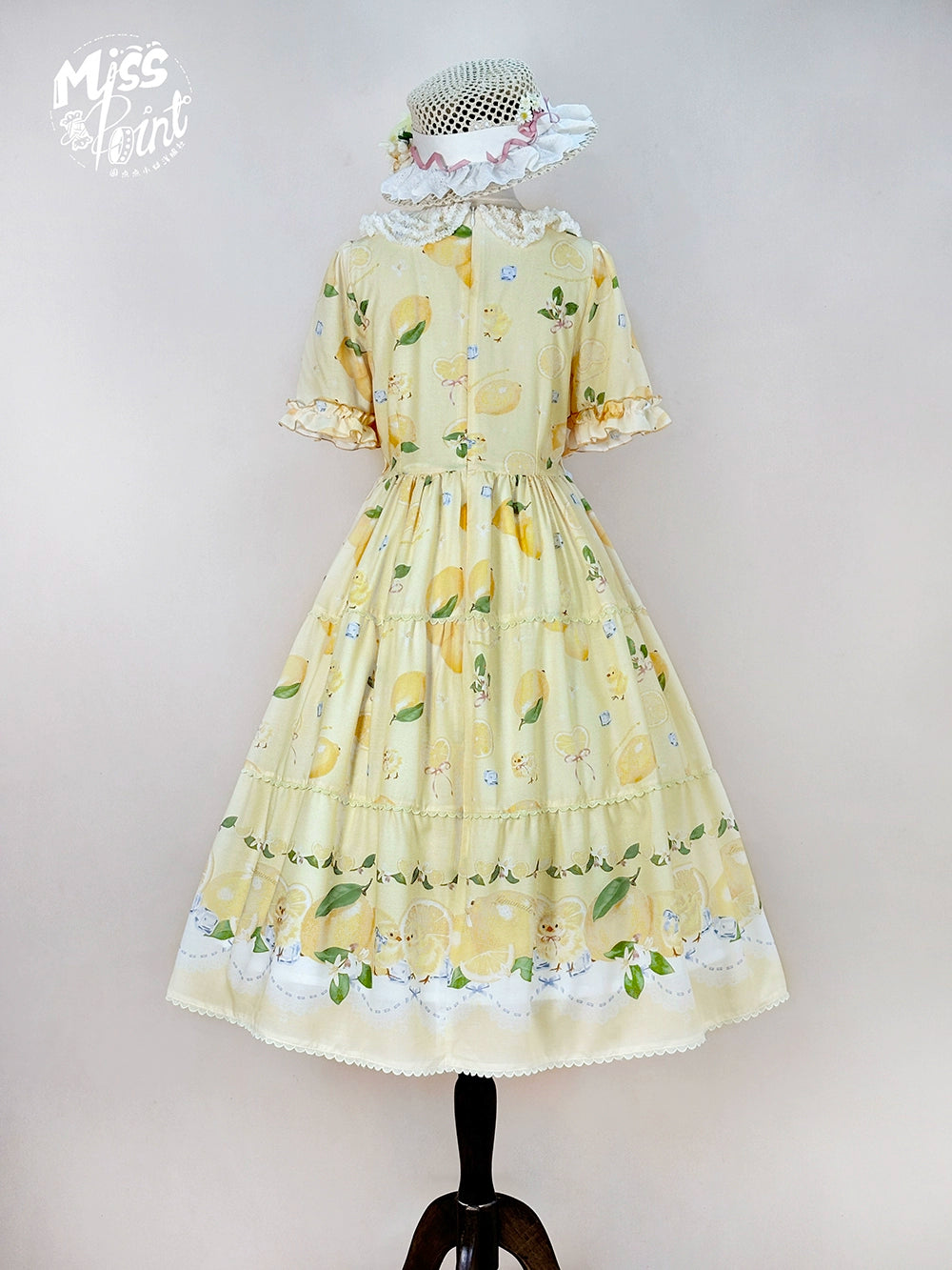 【予約販売】Lemon Sweetie プリント半袖ワンピース・デイリータイプ