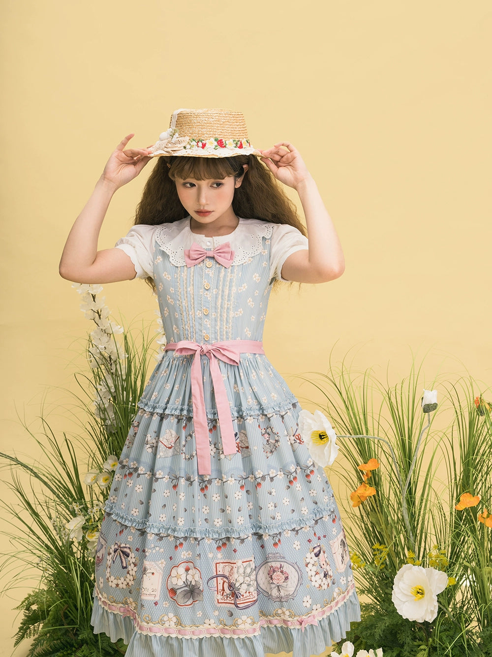 [Pre-orders available until 2/19] Sweetie Sheep Print Jumper Skirt