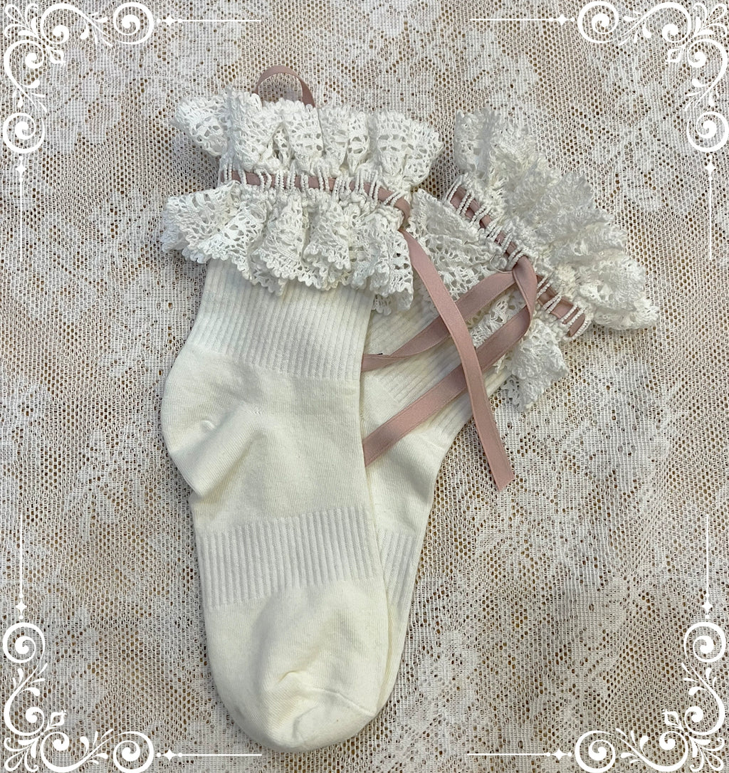 同時購入のみ【受注予約5/21まで】Laura's Doll レースソックス