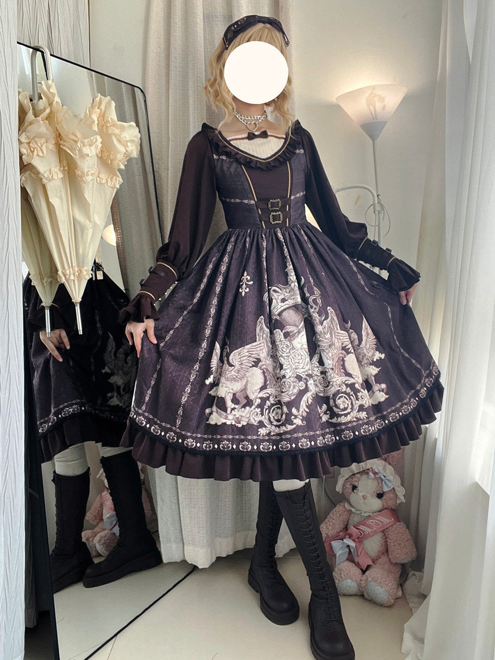 【予約販売】魂魄の匣 長袖ワンピース