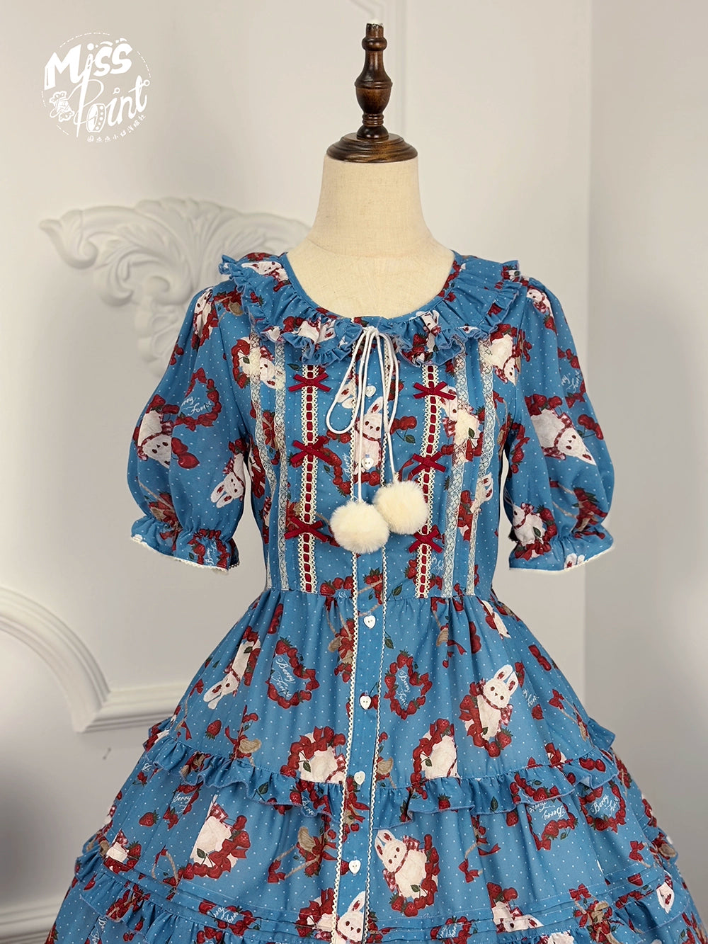 【予約販売】Sweet Berry Rabbit 半袖ワンピース