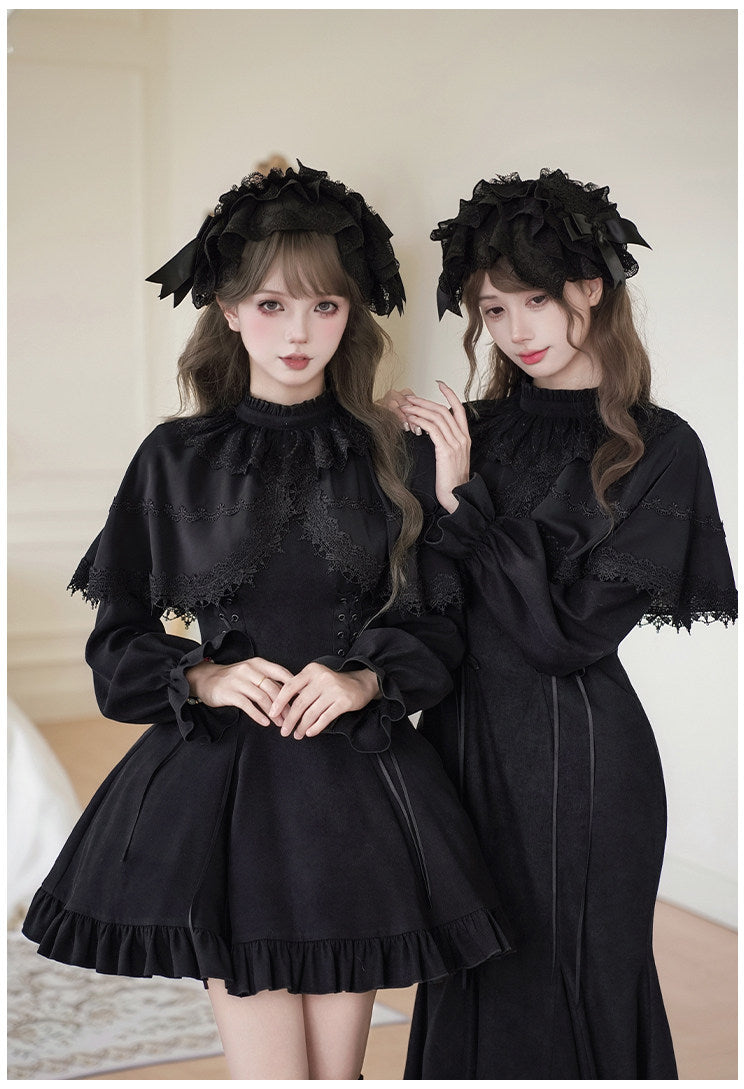 予約販売】Nocturne Veil マーメイドロングワンピース – ロリータ