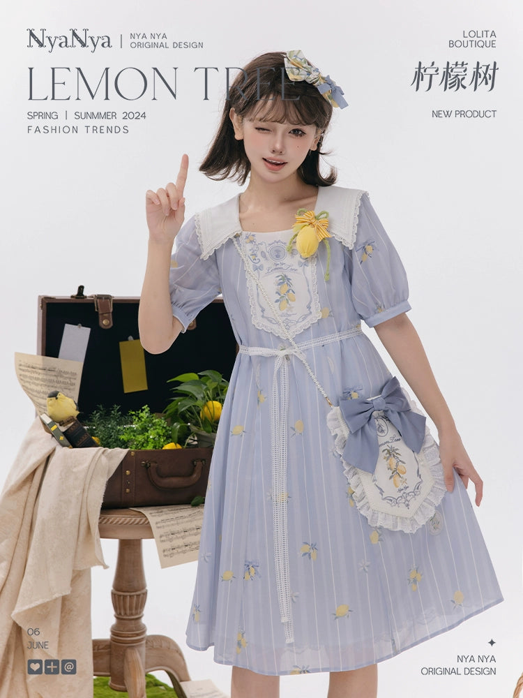 【販売期間終了】Lemon Tree セーラーカラーワンピース