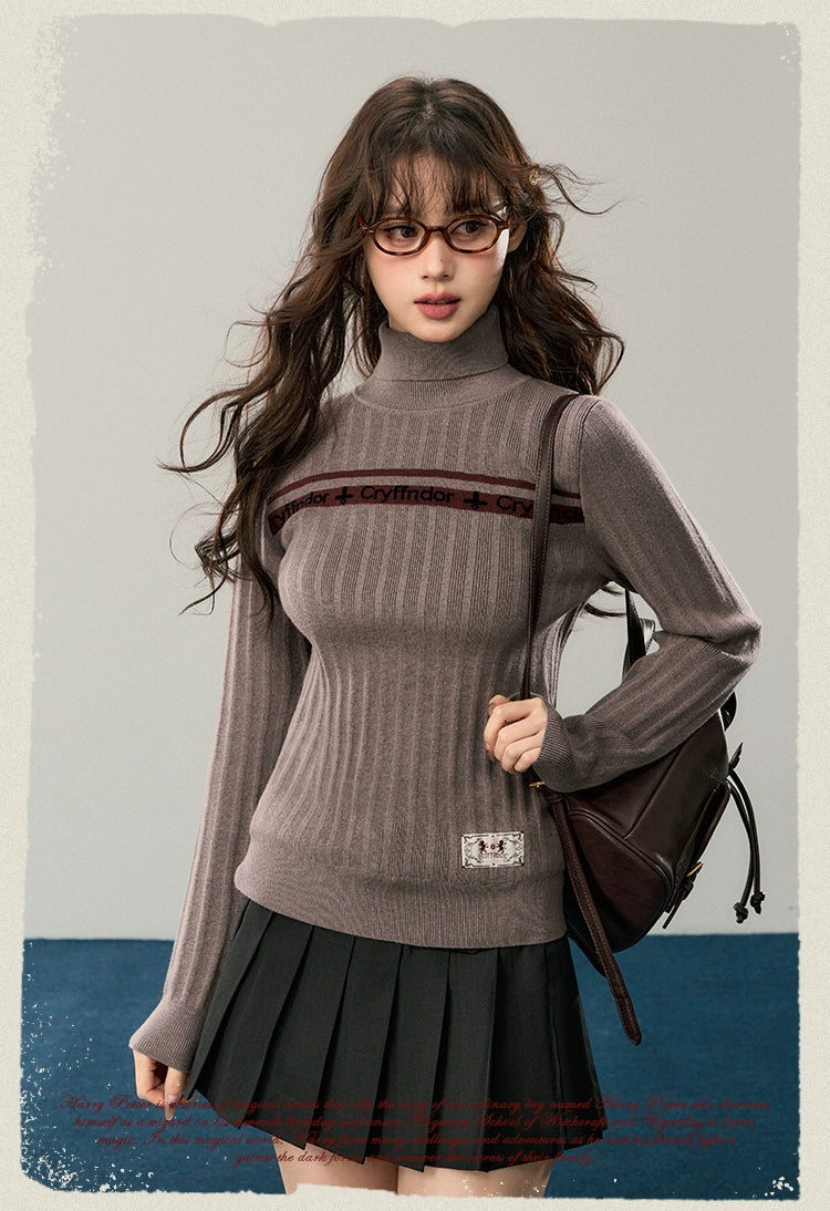 [Pre-order] Hogwarts School of Witchcraft and Wizardry Slim Turtleneck Knit