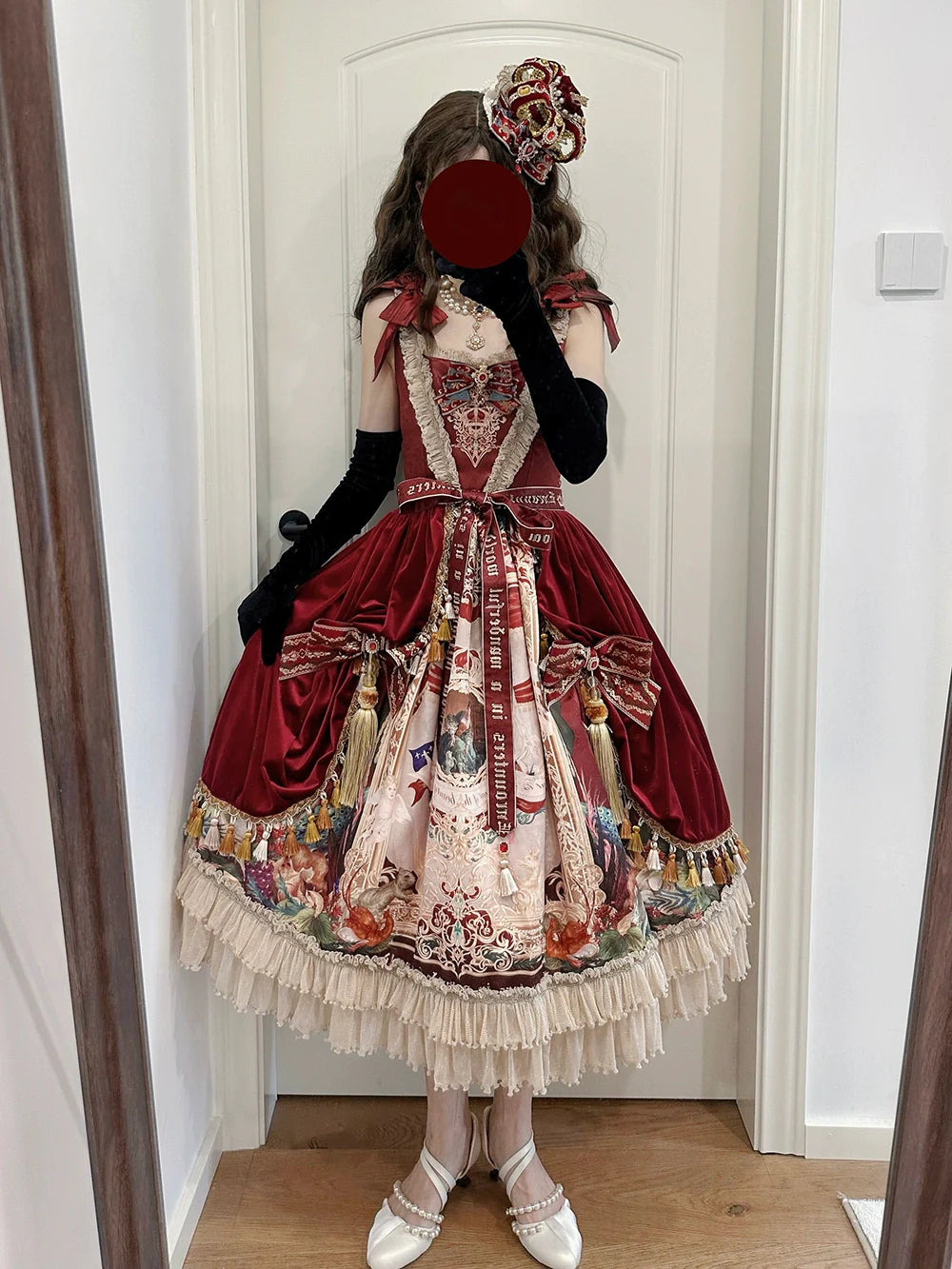 【受注予約4/8まで】Wanhua Mirror 西洋貴族風ジャンパースカート