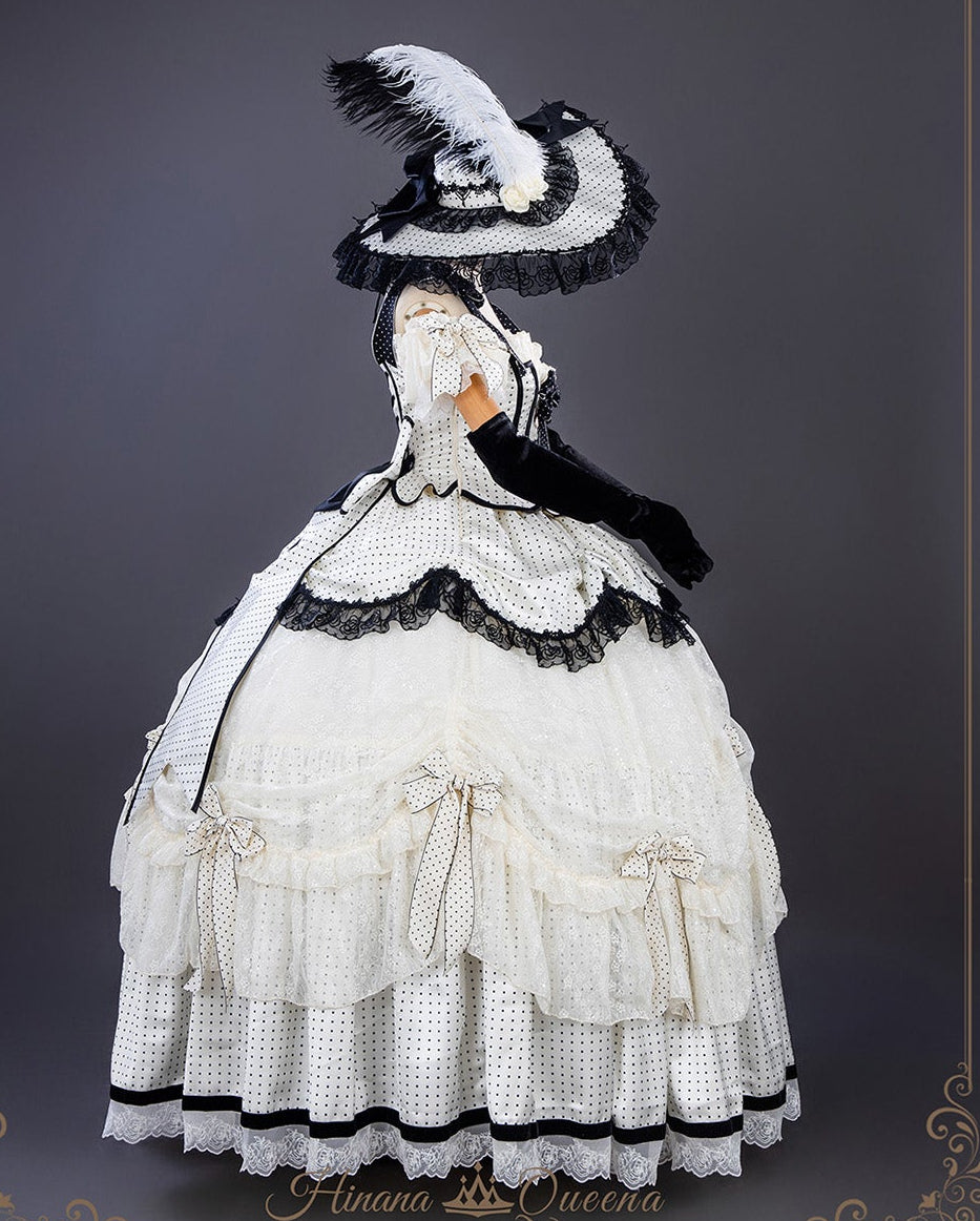 【受注予約11/23まで】The Nightingale of Paris モノトーンドレス・エレガントタイプ