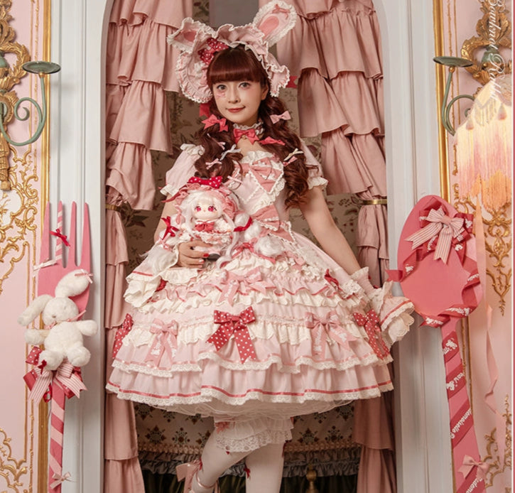 【受注予約6/11まで】Bow Rabbit スペシャルワンピース・全4色