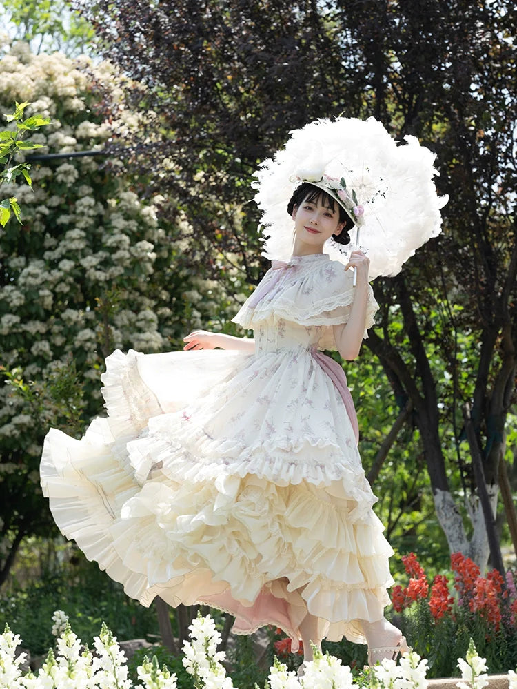 Edwardian クアドラプルリボンワンピース
