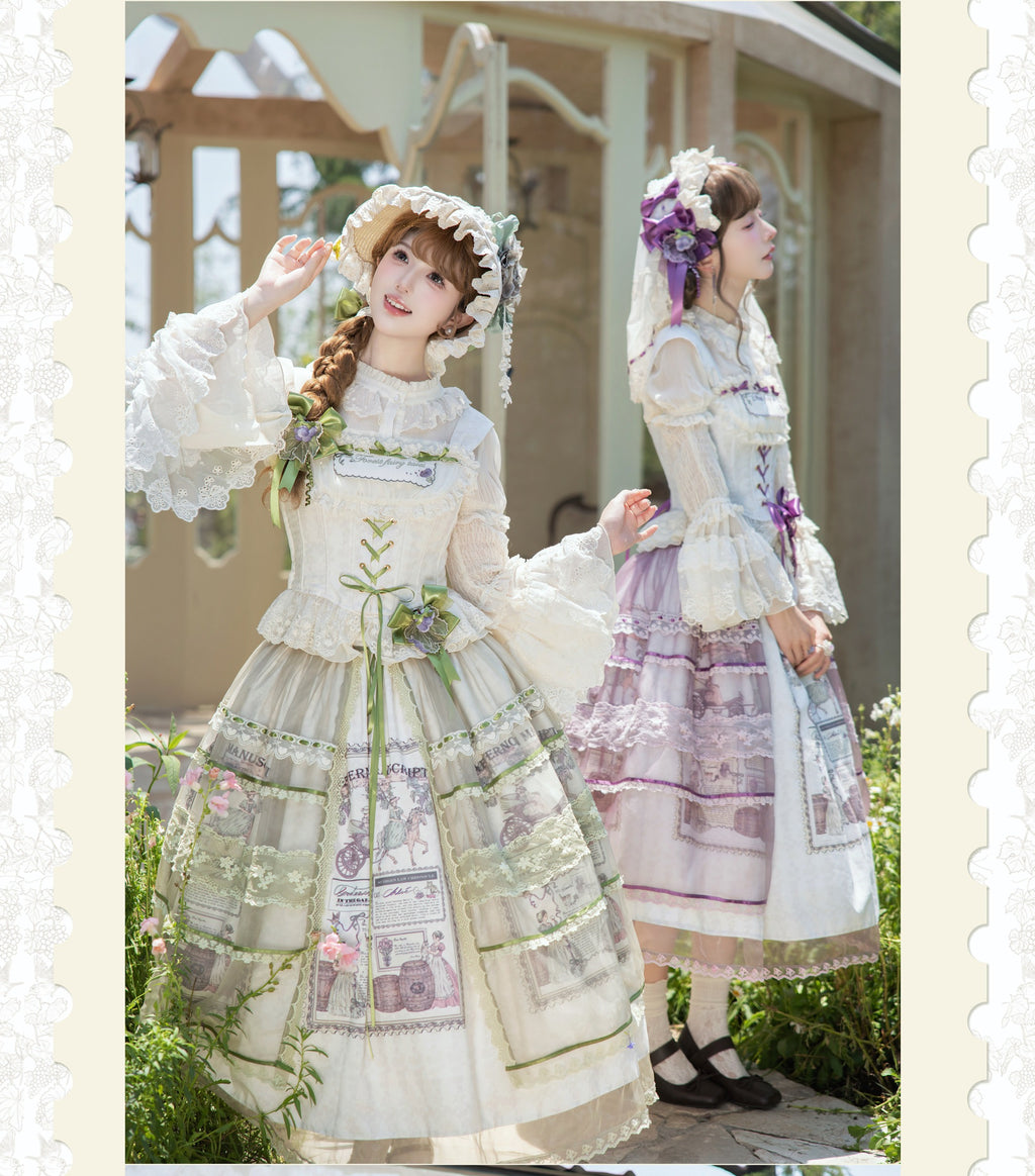 【受注予約6/29まで】Du'erfa Manor クラシカルスカート