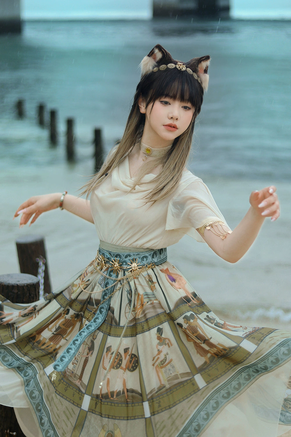 【予約販売】Papyrus Storyイレギュラーヘムワンピース