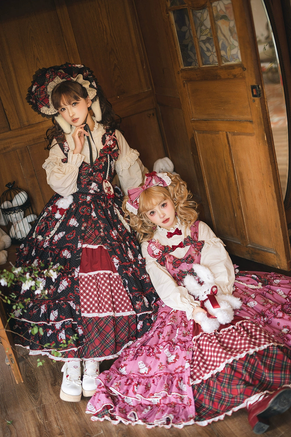【予約販売】Sweet Berry Rabbit ティアードスカート